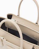 Medium shopper bag with palmellato finish
