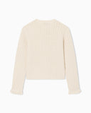 Checked jacket with fringes