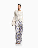 Jacket in macramé-effect Cornely embroidered fabric