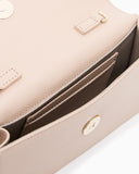 Mini bag in tumbled leather