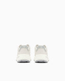 Sneakers with mesh and leather upper and chunky rubber sole