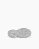 Sneakers with mesh and leather upper and chunky rubber sole
