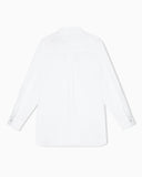 Poplin oversized shirt