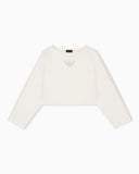 Stretch double jersey sweatshirt