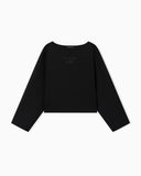Stretch double jersey sweatshirt