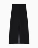 Wide trousers in techno georgette