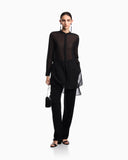 Techno georgette shirt