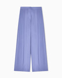 Wide trousers in techno rayon
