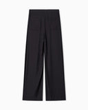Wide trousers in techno rayon