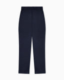 Pure linen trousers with elasticated waist