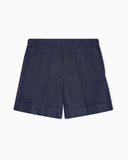 11 oz denim shorts with waistband detail