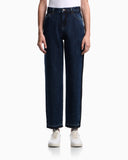 J3H regular-fit jeans in marbled denim with side band