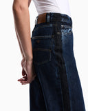 J3H regular-fit jeans in marbled denim with side band