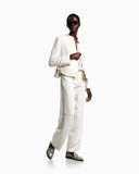 Garment-dyed Lyocell and linen jacket