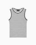 Stretch jacquard jersey top