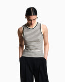 Stretch jacquard jersey top
