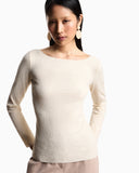 Textured knit in stretch poly-viscose