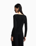 Textured knit in stretch poly-viscose