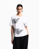 ASV jersey T-shirt with rhinestone eagle