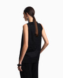 Mercerized cotton jersey top
