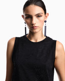 Mercerized cotton jersey top