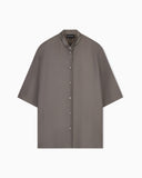 Guru collar viscose twill shirt