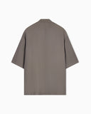 Guru collar viscose twill shirt