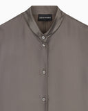 Guru collar viscose twill shirt