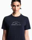 Icon Supima jersey T-shirt with logo embroidery