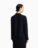 Icon washed cady crêpe shirt jacket