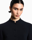Icon washed cady crêpe shirt jacket