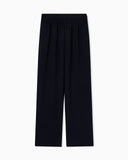 Icon trousers with pleats in washed cady crêpe