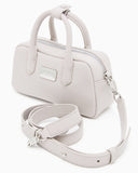 Soft leather mini bauletto bag