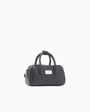 Soft leather mini bauletto bag