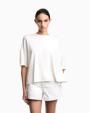Stretch interlock viscose sweater