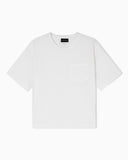 Mercerized cotton jersey T-shirt