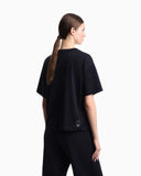 Mercerized cotton jersey T-shirt
