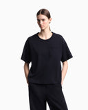 Mercerized cotton jersey T-shirt