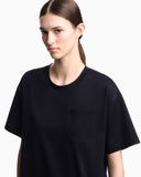 Mercerized cotton jersey T-shirt