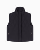 Lunar New Year full-zip nylon taffeta sleeveless jacket