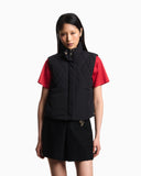 Lunar New Year full-zip nylon taffeta sleeveless jacket