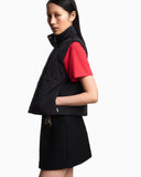 Lunar New Year full-zip nylon taffeta sleeveless jacket