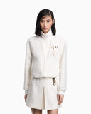 Lunar New Year bouclé-effect tweed full-zip blouson
