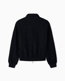 Lunar New Year bouclé-effect tweed full-zip blouson