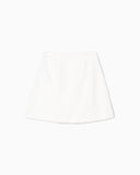 Lunar New Year bouclé-effect tweed skirt