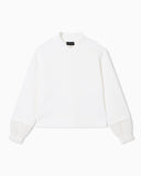 Lunar New Year double-jersey sweatshirt with tweed details