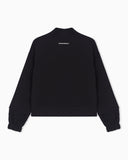 Lunar New Year double-jersey sweatshirt with tweed details