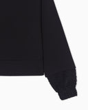 Lunar New Year double-jersey sweatshirt with tweed details