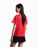 Lunar New Year slim-fit jersey T-shirt with rhinestone outline