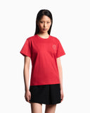 Lunar New Year slim-fit jersey T-shirt with rhinestone outline